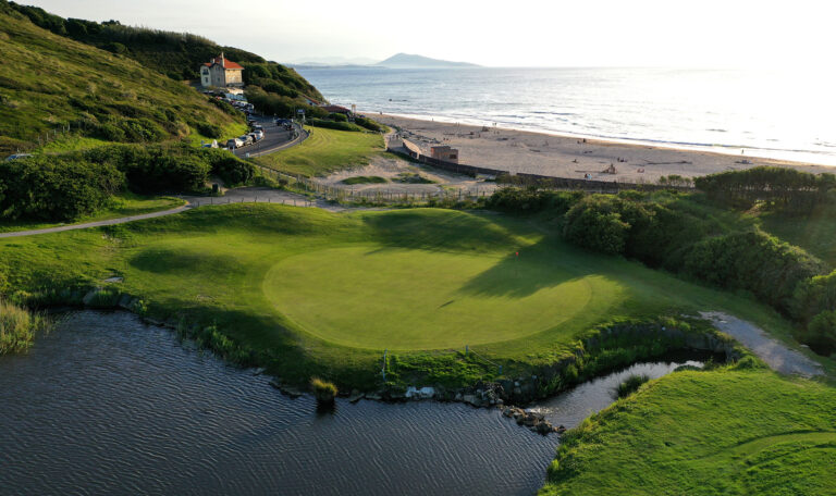 Trou n°8 au golf Ilbarritz à Bidart